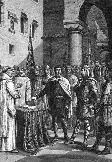 HAROLD SWEARS FEALTY