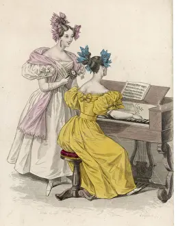 Harpsichord Prints: Harpsichord - 1833