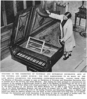 Harpsichord by Arnold Dolmetsch Harpsichord by Arnold Dolmetsch