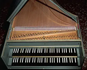Harpsichord Prints: Harpsichord. Giuseppe Verdi Conservatory. Italy