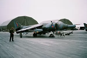 1984 Gallery: Harrier at RAF Stanley