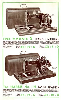 Prices Prints: Harris Sewing Machine, Modelss and No. 1H