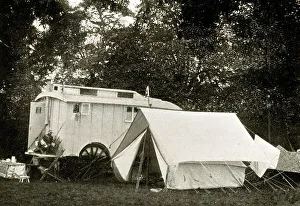 Harris Stone's Van and Ridge Tent