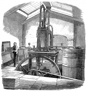 Images Dated 22nd June 2004: Harrisons Ice Making Machine, 1858