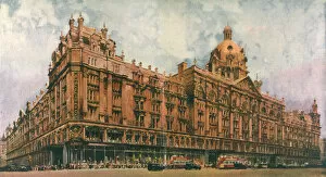Stores Collection: Harrods Exterior 1929