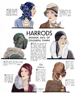 Images Dated 14th October 2019: Harrods hats for 1929