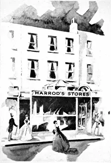Harrods Prints: Harrods, London, c. 1850