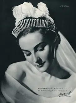 Plumed Prints: Harrods tiara for court presentations