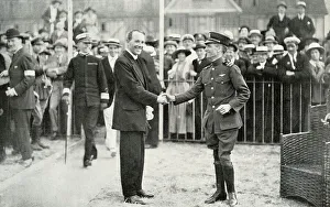Heroes Prints: Harry Hawker with Commander Read