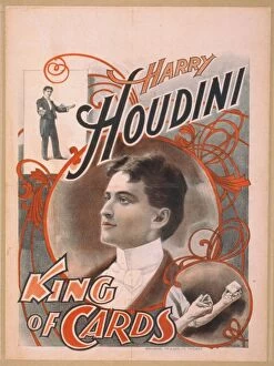 Images Dated 2nd May 2012: Harry Houdini, king of cards