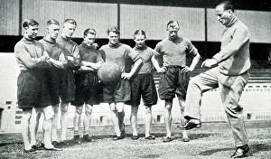 Lowe Prints: Harry Lowe, Tottenham Hotspur trainer, in action