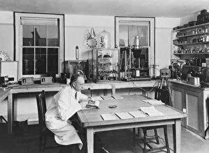Laboratory Collection: Harry Price in Lab