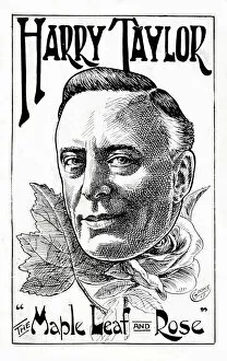Images Dated 14th May 2021: Harry Taylor, song, The Maple Leaf and Rose. Date: 1917