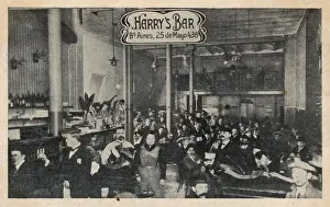 Cafe Prints: Harrys Bar, Buenos Aires, Argentina, South America