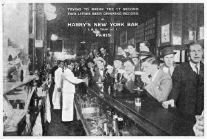 Beer Collection: Harrys New York bar in Paris