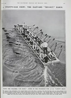 Boaters Prints: Harvard Try-Out Barge