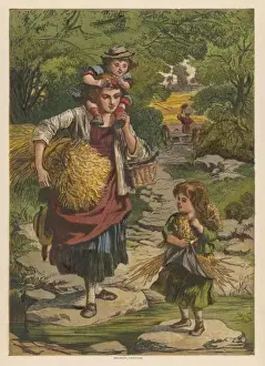 Armful Prints: Harvest Gleaners