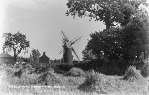 Windmill Prints: Harvest Time at Stalham