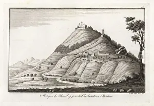 Hasenberg mountain with its basalt prisms, Czech Republic, 18th