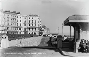 Lampposts Prints: Hastings Car Park Entrance