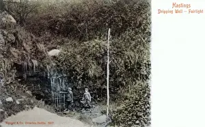 Fairlight Prints: Hastings, Dripping Well - Fairlight