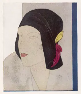Hat with Feathers 1930