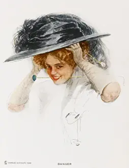 Femme Prints: Hat & Hat-Pins / H. Fisher