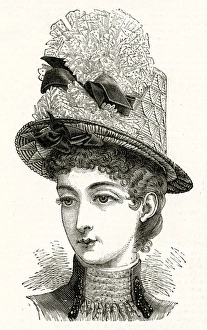 Images Dated 13th October 2017: Hat for the seaside 1886