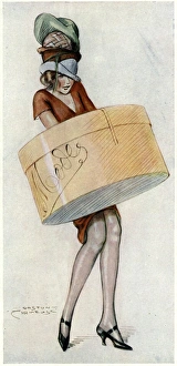 Images Dated 20th March 2012: Hat shopping