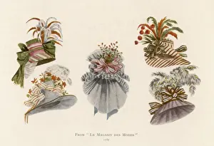 Confections Prints: Hat Styles for 1787
