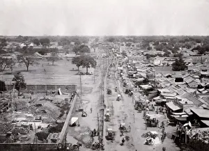 Hatamen street, Peking, Beijing, China, c. 1900