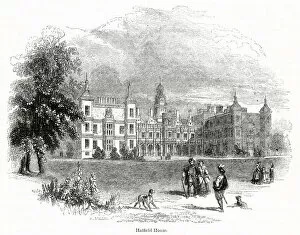 1840s Collection: Hatfield House, Hertfordshire