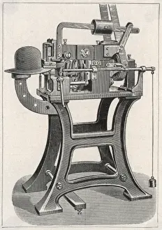 Intriguing Prints: Hatmaking Machine