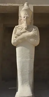 Hatshepsut (1508-1458 B. C). Osirian statue. Egypt