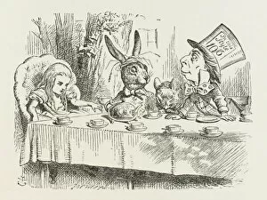 1865 Collection: The Hatters Tea Party