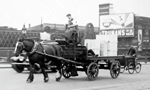 Blackfriars Prints: A haulier on Blackfriars Bridge, London