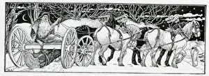 HAULING YULE LOG