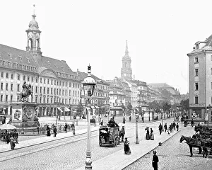 Hauptstrasse Dresden Germany Victorian period