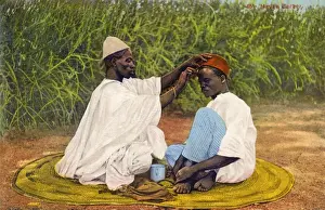 Nigeria Prints: Hausa Barber, Nigerian