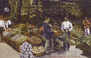 Market Place Prints: Havana, Cuba - Fruit Stand