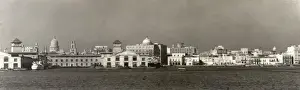 Skyline Prints: Havana, Cuba - A panoramic view of the city from the sea