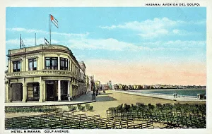 Avenida Prints: Havana (Habana), Cuba - Hotel Miramar on Gulf Avenue