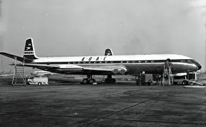 Boac Prints: De Havilland Comet 4 G-APDE BOAC LAP 1958