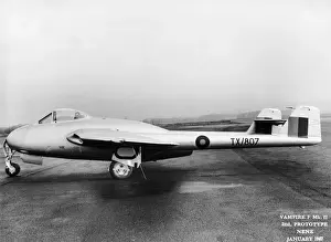 Jet Bomber Prints: de Havilland DH-100 Vampire F-2
