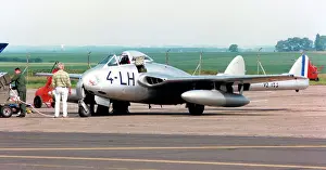 Vampire Prints: de Havilland DH. 100 Vampire FB. 6 F-AZHX - VZ152 - 4-LH