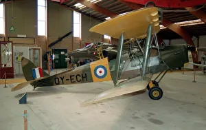 Veteranflysamling Prints: de Havilland DH-82A Tiger Moth II OY-ECH