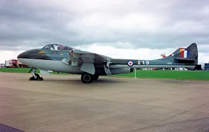 Noughties Prints: de Havilland DH.115 Vampire T.55 G-HELV / 215