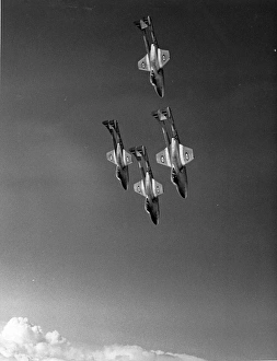 Trainer Collection: Four de Havilland DH115 Vampire Trainer T11s