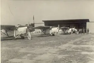 Siam Prints: Three de Havilland DH80A Puss Moths, including HS-PAB