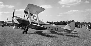 Cranfield Prints: De Havilland DH82 Tiger Moth G-AJHS Cranfield